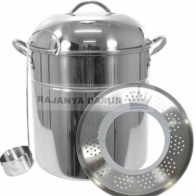 luckynopicky Panci bakso supra stainless steel 30qt - dandang bakso supra Diskon