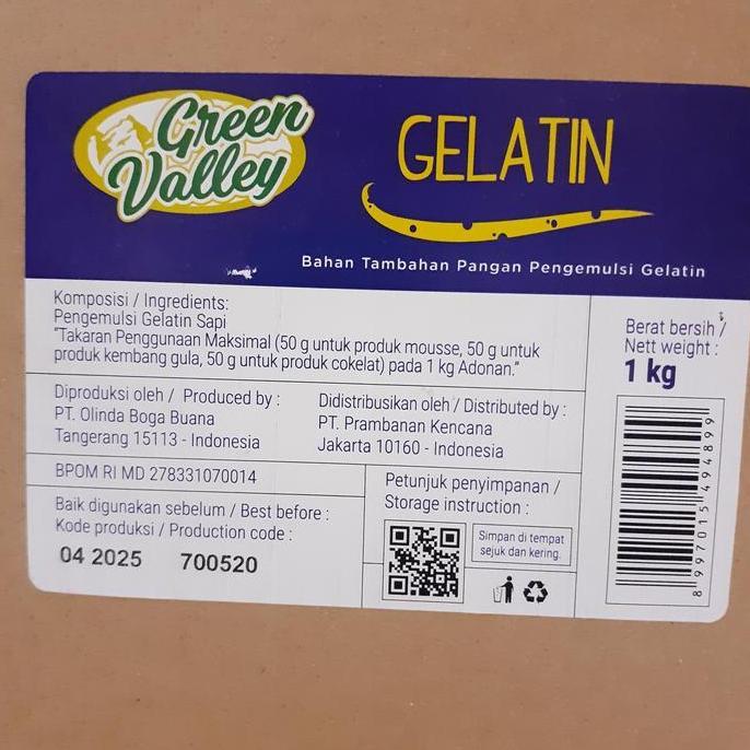 Disc- Gelatin Halal Bubuk 1 Kg