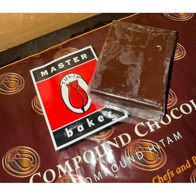 Disc- Tulip Dark Chocolate Compound Repack +/- 250Gr Dcc