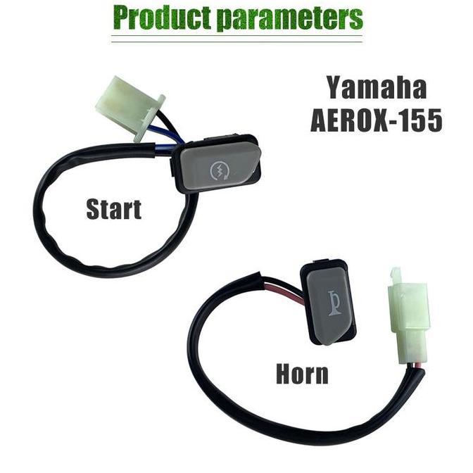 MORVENO Tombol Stater / Tombol Klakson Untuk Yamaha Aerox 155
