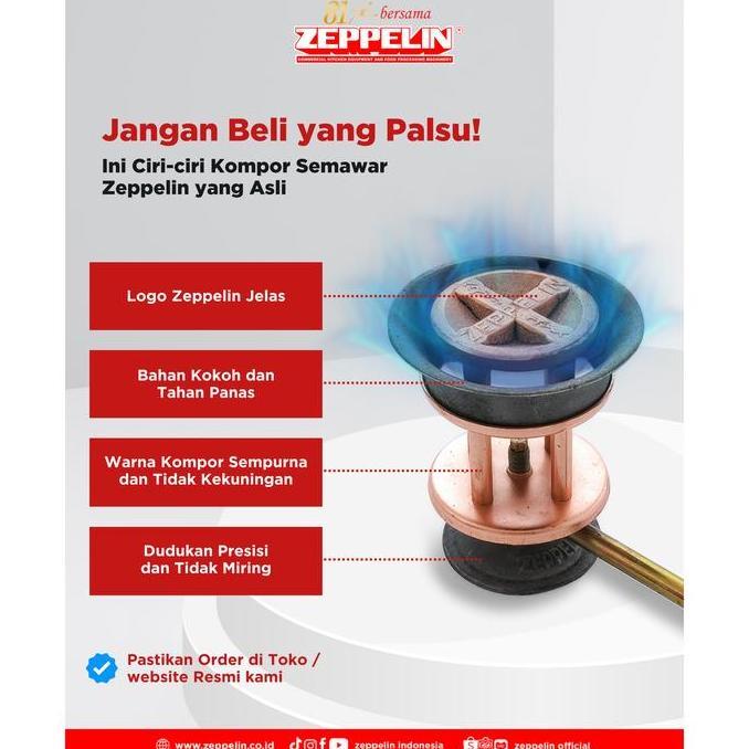 luckynopicky Zeppelin Kompor Semawar High Pressure 201 - 209HK Diskon