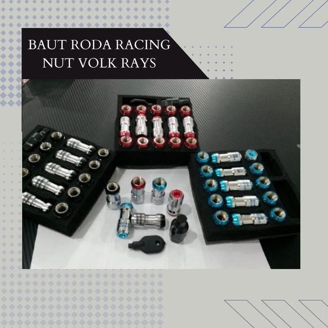 BAUT RODA RACING NUT VOLK RAYS FORMULA BEST SELLER