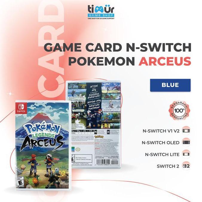 Game Card Pokemon Legends Arceus Nintendo Switch