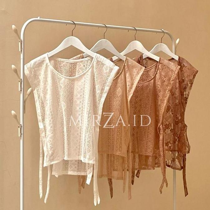 Kanaboydagang - Vest Brokat Premium | Vest Lace Wanita Kondangan | Rompi Brokat Wanita
