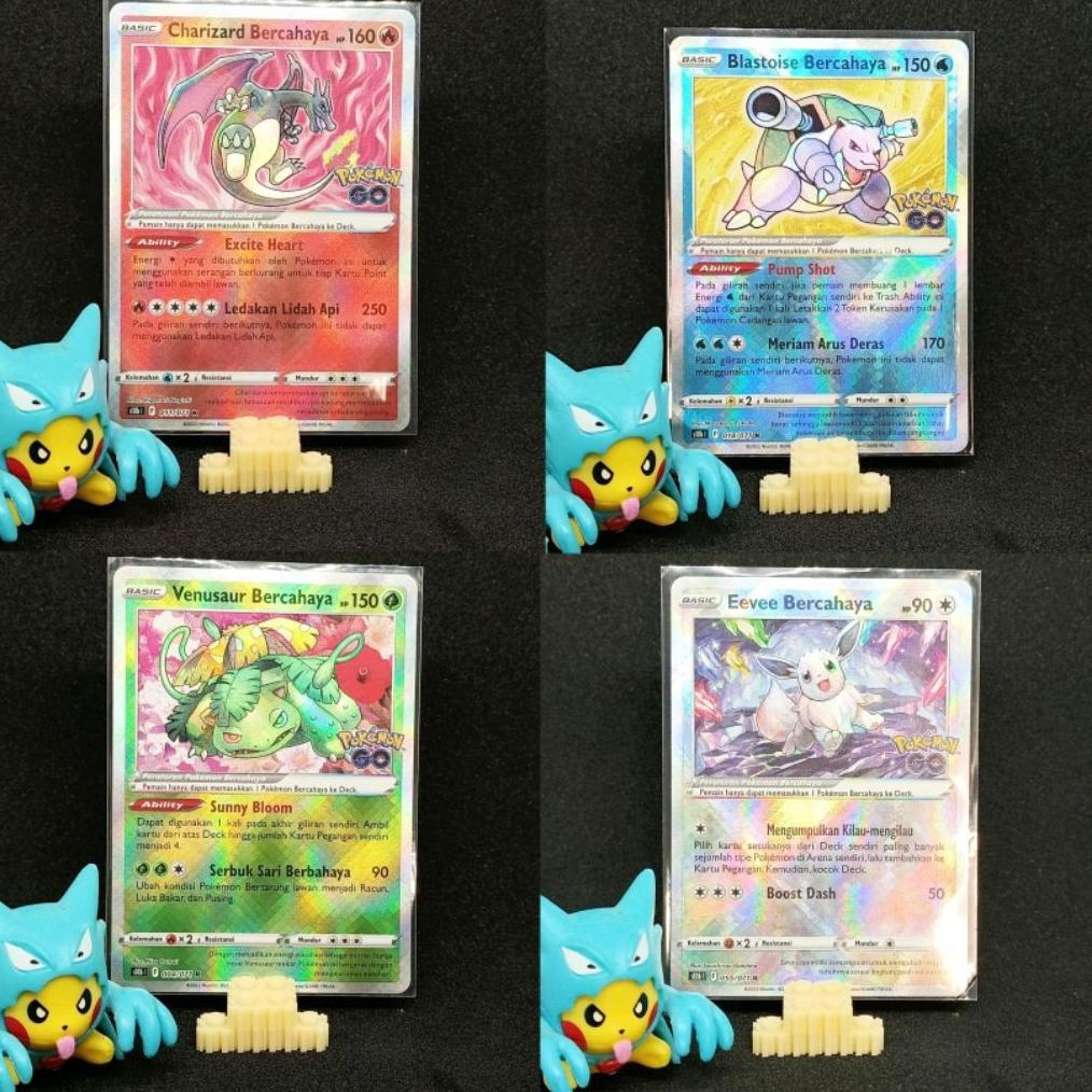 Discount Trio Kanto Bercahaya + Eeve Bercahaya Pokemon Go Tcg Pokemon Indonesia