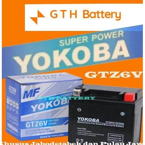 Aki Motor Satria Fu, Vario 125/ 150, Cb150R, Klx, Lexi, Yokoba Gtz6V Forsale