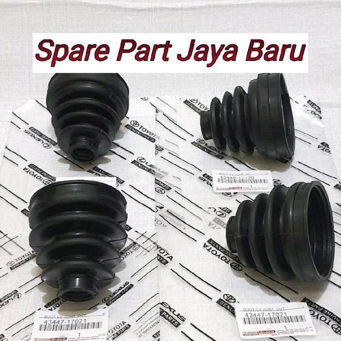 Karet Cv Joint As Roda Luar Dalam Kiri Kanan Toyota Yaris New Vios Gen 2 2007-2012 1Set4Pc Bonus Kle