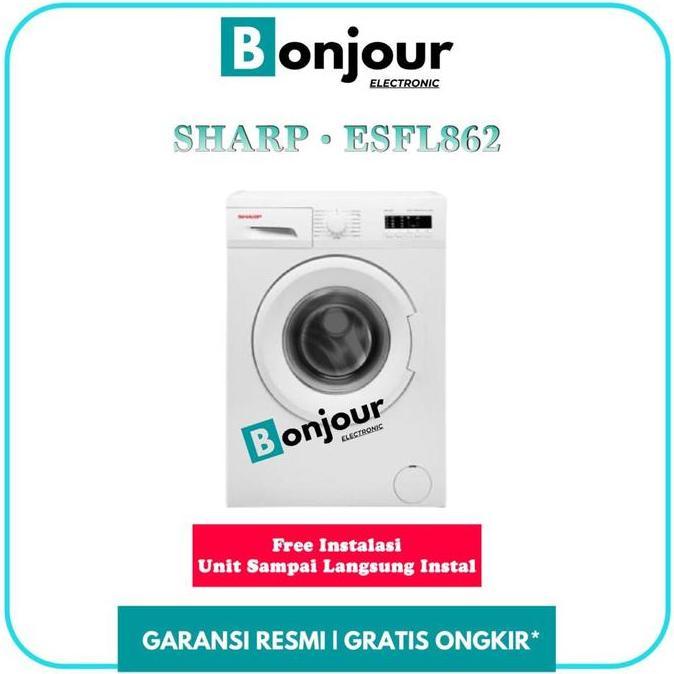 SHARP ESFL862 I ES FL862 I SHARP FRONT LOADING 6 KG PROMO I ES-FL862
