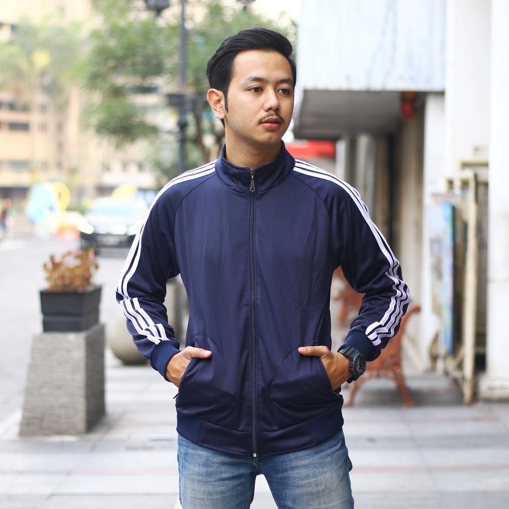 Original Jaket Olahraga Bola Futsal Sepeda Jogging Tracktop Jersey Polos Unisex