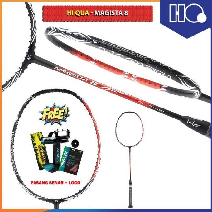 HI QUA RAKET BADMINTON MAGISTA 8 SERIES RAKET LOKAL VIRAL