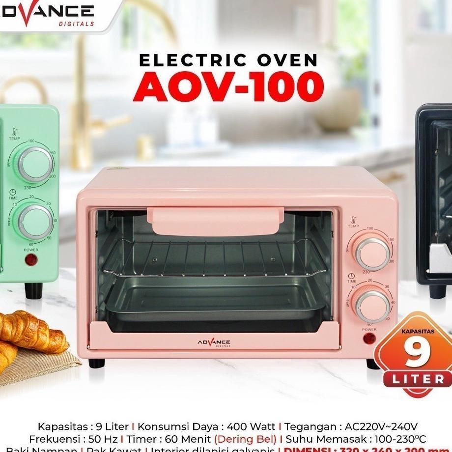 Oven Advance / Oven Listrik / Oven Mini Aov 100 / Microwave Mini Advance