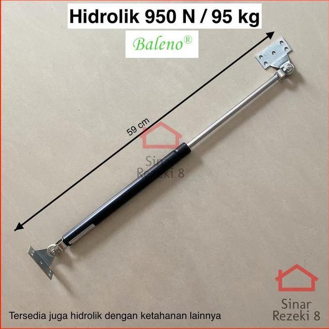 PROMO DISKON - Hidrolik Gas Spring 950N 95 Kg Pintu Ranjang Tempat Tidur Jendela 900N