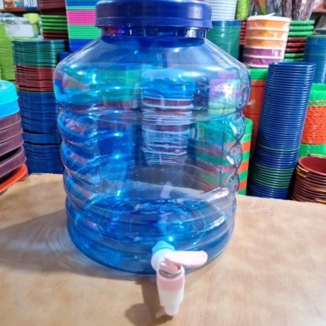 Galon Air Pake Kran 12 Liter / Tempat Air Plus Kran