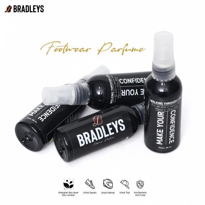 DS345 - Bradleys Footwear Parfume - Parfum Sepatu Anti Bacteria Anti Fungi
