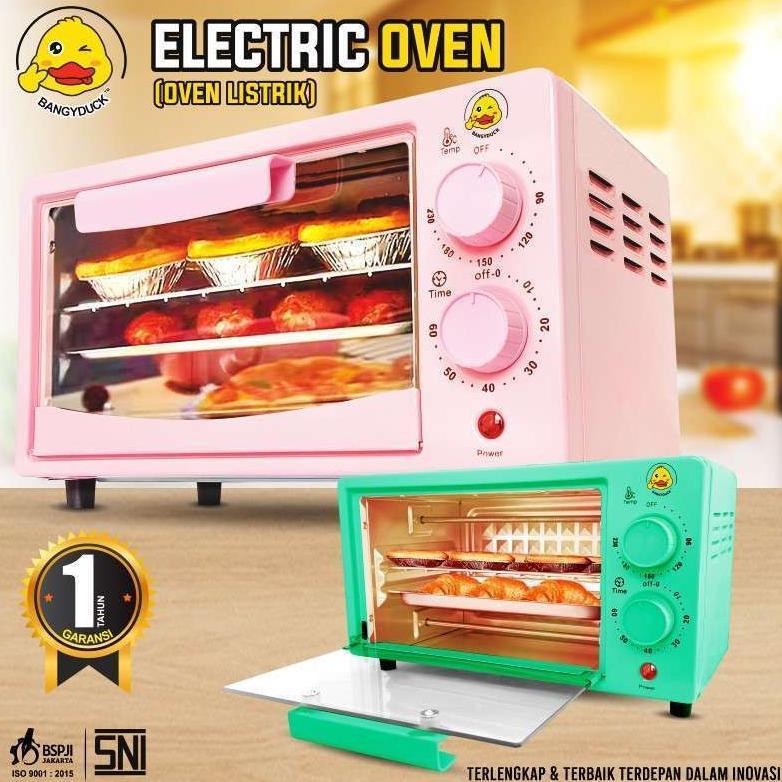Oven Listrik Low Watt 9 Liter Bangyduck/Oven Listrik Mini Low Watt 9 Liter Stainless Steel