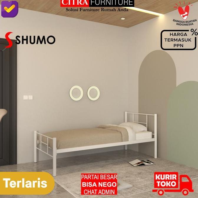 BEST PRICE - Ranjang besi minimalis 100x200