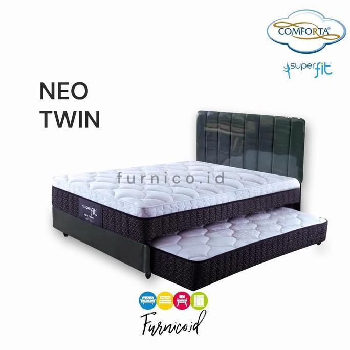SPESIAL HARI INI - Springbed Comforta 2in1 100x200 100 Neo Twin Spring Bed 2 in 1 sorong