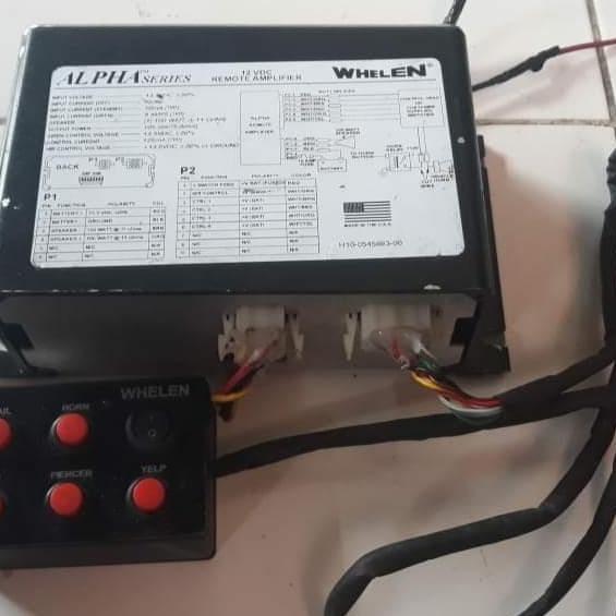 Paket Hemat Sirine Whelen dan Speaker SA315P