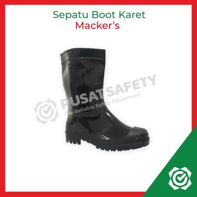 DV92 >> Sepatu Boot Karet Pendek Mackers Shoes Pria