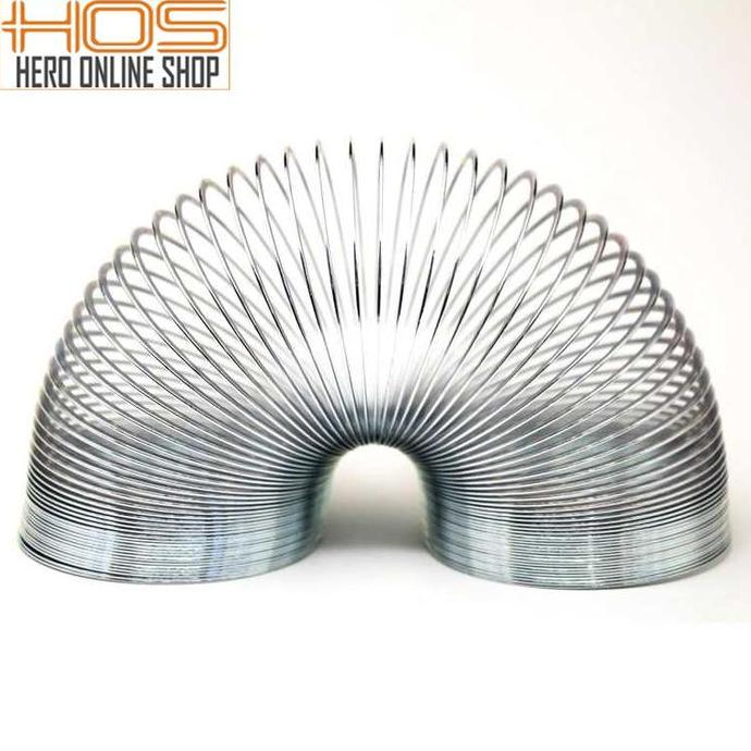 Mainan Spring Spiral Metal Slinky Anti Stress Termurah