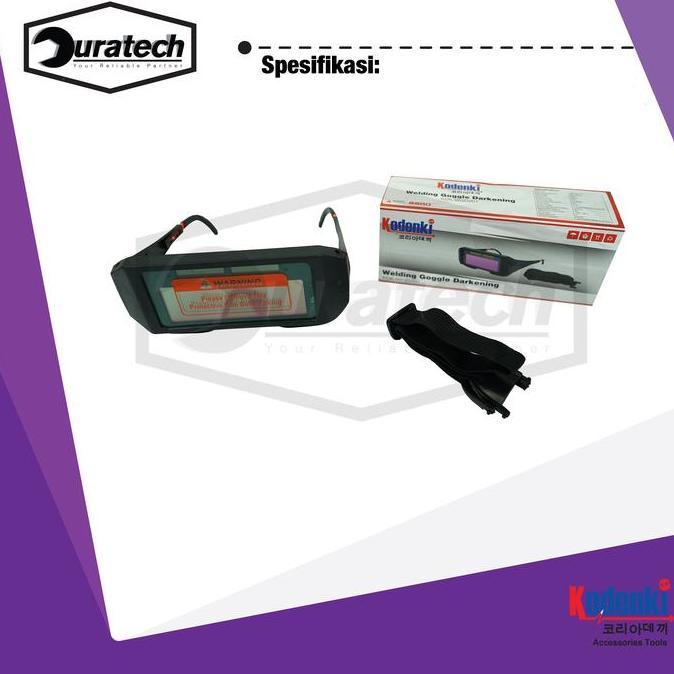 Promo Kaca Mata Las Otomatis Auto / Welding Goggle Glass Darkening Kodenki Cod