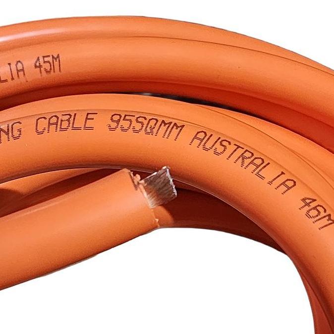 Promo Kabel Las 95 Mm Superflex Nslff Vde 0250 Australia Welding Cable 95 Sqm Superflex Orange Kabel