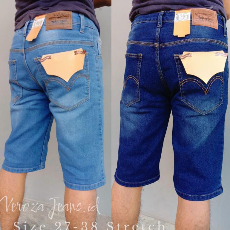 CELANA PENDEK JEANS PRIA SIZE 27-38 JEANS PENDEK COWOK JUMBO