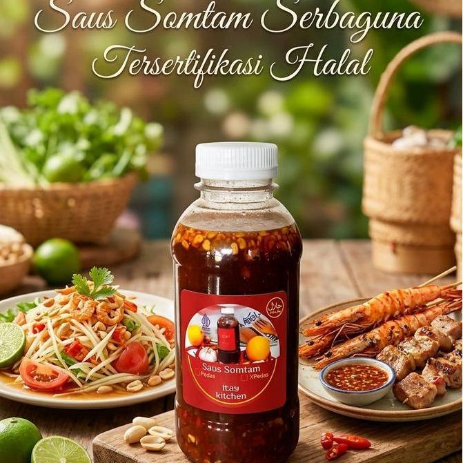 Pilihan- Saus Thailand Somtam Halal Sauce Pedas Manis
