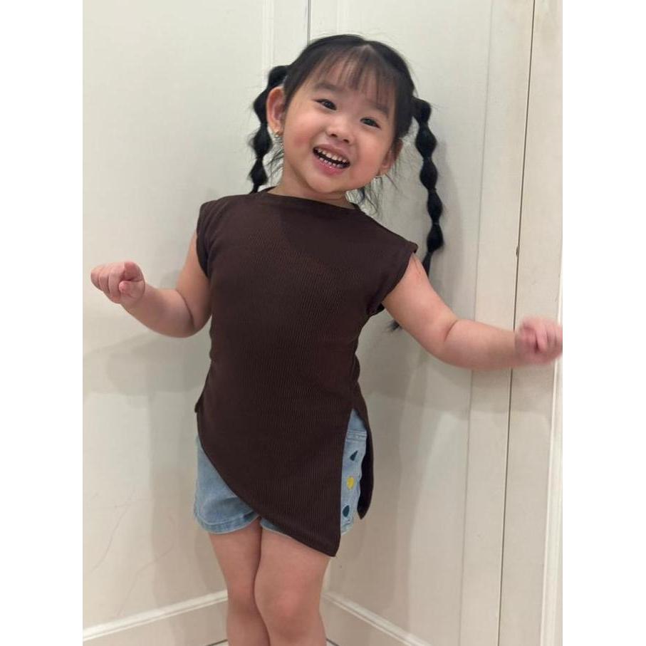 New- Lonaire Kids Luisa Top Baju Anak Atasan Anak Blouse Fashion Anak Knit Rib