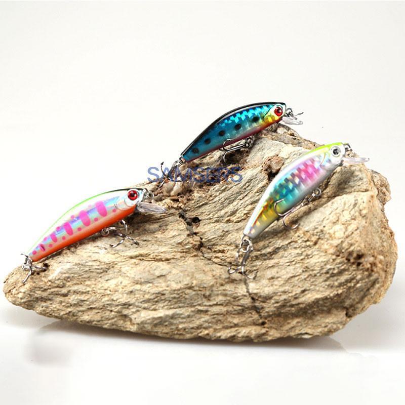 5.5Cm/6.5G Umpan Minnow Lure Slow Sinking Fishing Bait Set Tackle Lure For Fishing Swim Bait Accesso