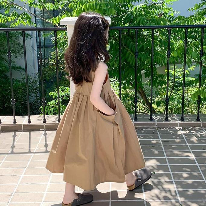 New- Dres Panjang Anak Perempuan Umur 3-1 Tahun Lengan Rompi / Dres Anak - Anak