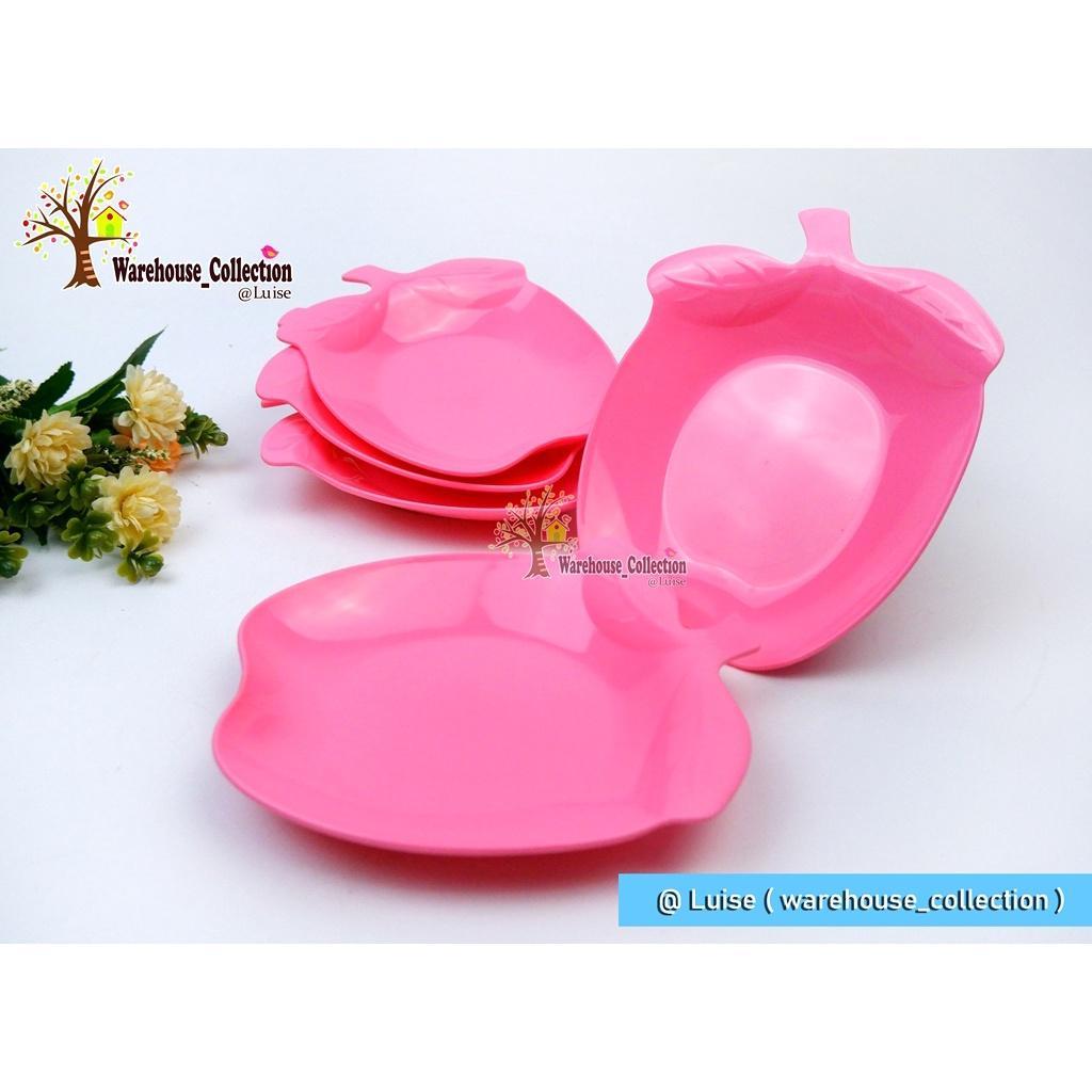 Dapat 3 Pcs Piring Plastik Lucu / Piring Kue Snack / Piring Dessert / Lepek Kacang