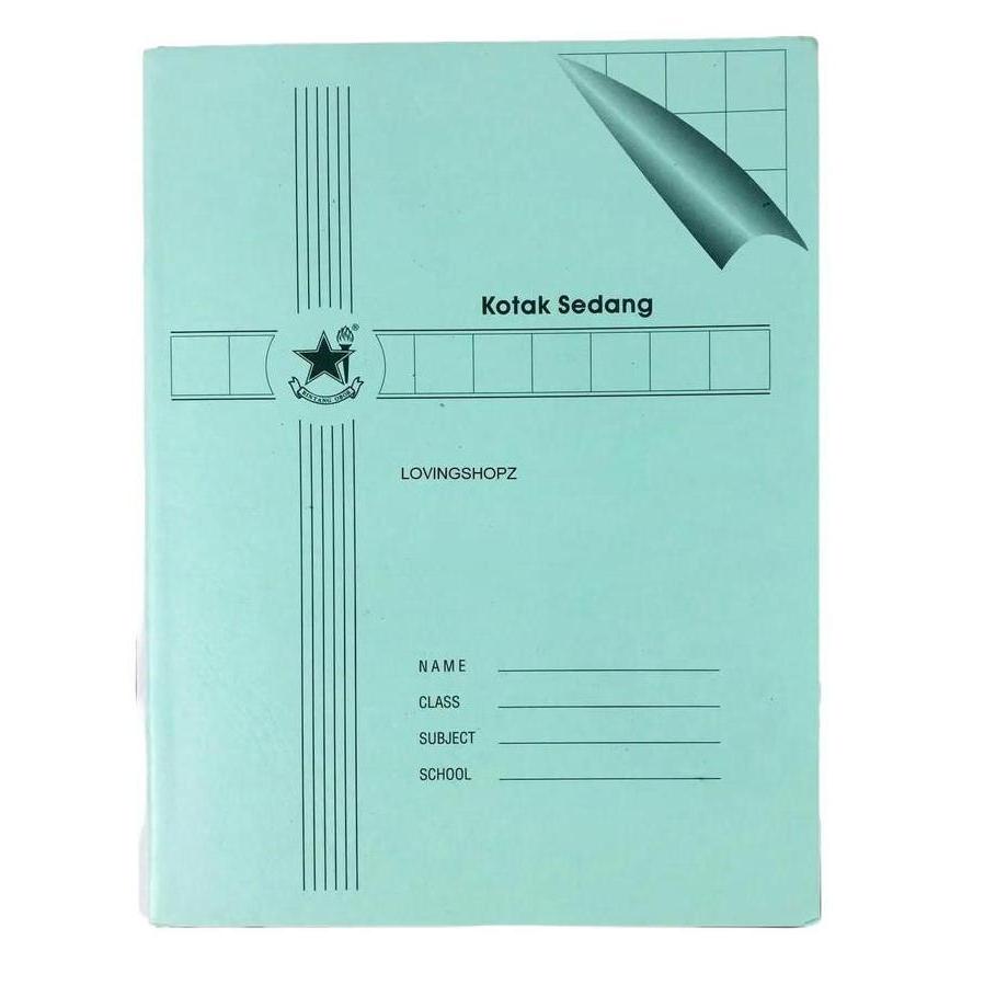New- Buku Mandarin Kotak Sedang, Buku Menulis Anak Tk Stationery Belajar