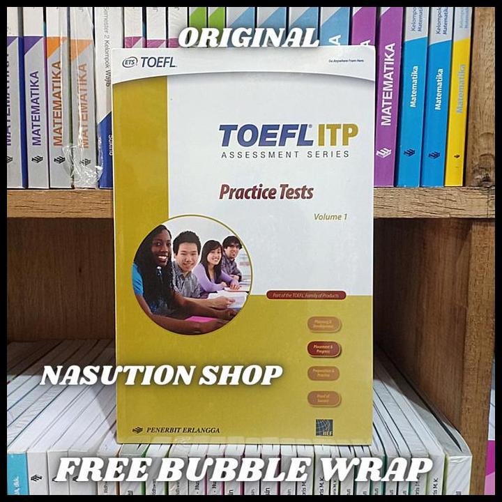 Original Erlangga Buku Toefl Itp Assessment Series Practice Tests Terbaru