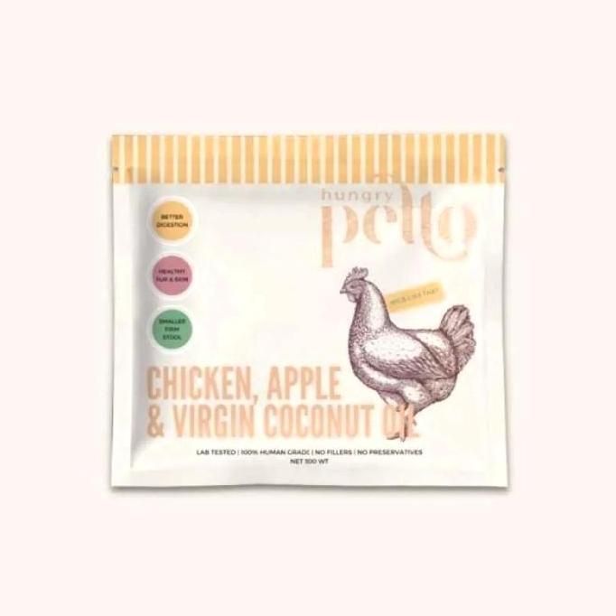 Hungry Petto 500g  CHICKEN, APPLE & VIRGIN COCONUT OIL Raw Dog Food