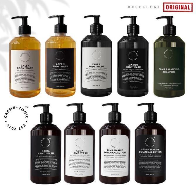 Creme And Tonic Hand Wash Body Wash Body Lotion Shampoo