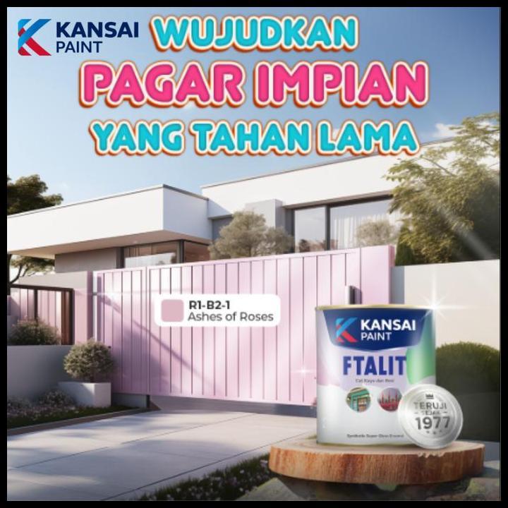 Promo Kansai Paint Ftalit  Cat Kayu Dan Besi 1Kg Cat Minyak 1Kg Kansai Ftalit Cat Minyak 1Lt Cat Rai