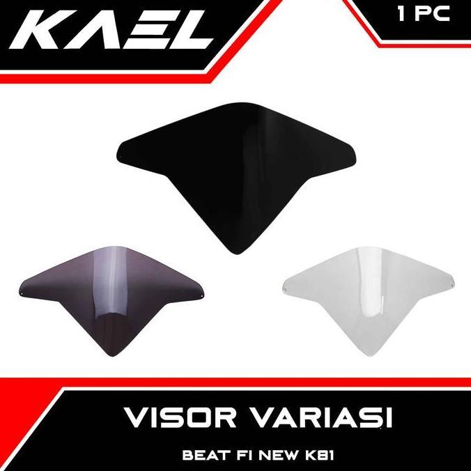 VISOR VARIASI MINI BEAT FI ESP STREET NEW K81 KECIL HITAM BENING RIBEN RESTOCK