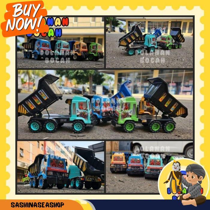 Mainan Truk Tarik Oleng Dump Truck Pasir Suara Tektek Murah Tmd 01