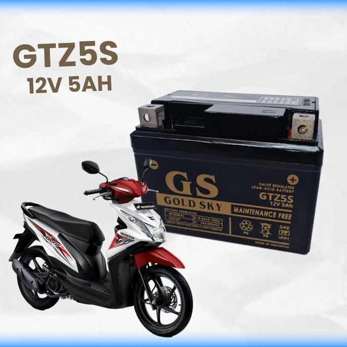 AKI KERING MOTOR BEAT SCOOPY SPACY GENIO GTZ5S YTZ4V GTZ4V GS Y MF HEMAT
