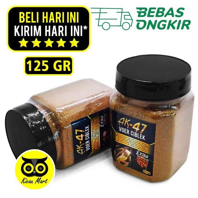 Kicau Mart Voer Ciblek 125Gr  Voer Pur Pakan Makanan Penggacor Gacor Burung Stamina Fighter Burung C