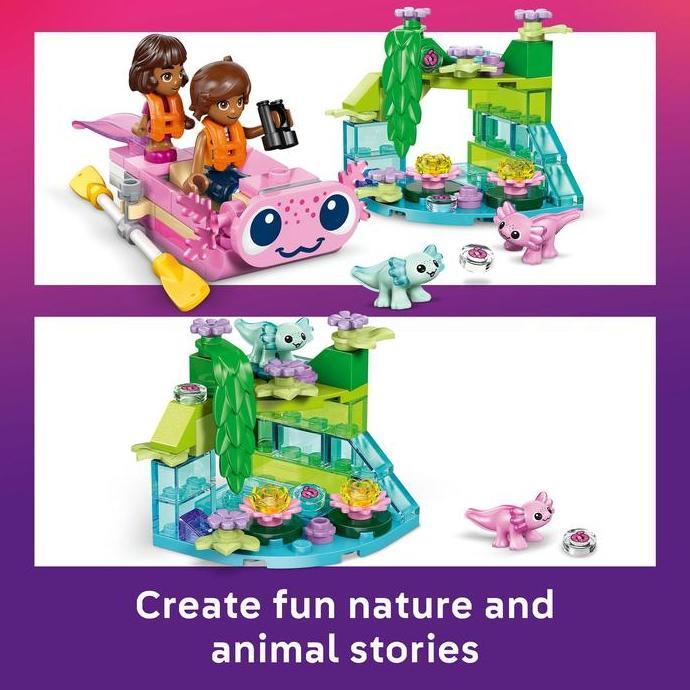 LEGO Friends 42681 Axolotl Adventure Boat (95 Pieces), Building Block, Toys, Bricks (TERBAIK) (TERBA