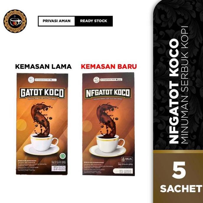 Mento- Kopi Gatot Koco 1 Box - Kopi Nfgatot Koco Penambah Energi | Minuman Kesehatan Bpom