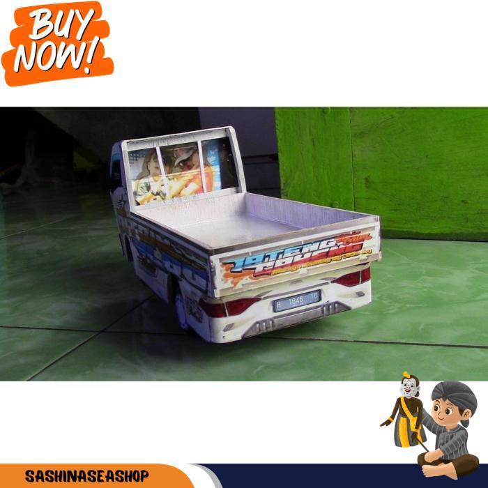 Miniatur Truk Traga Ditdim Oleng Kayu Triplex