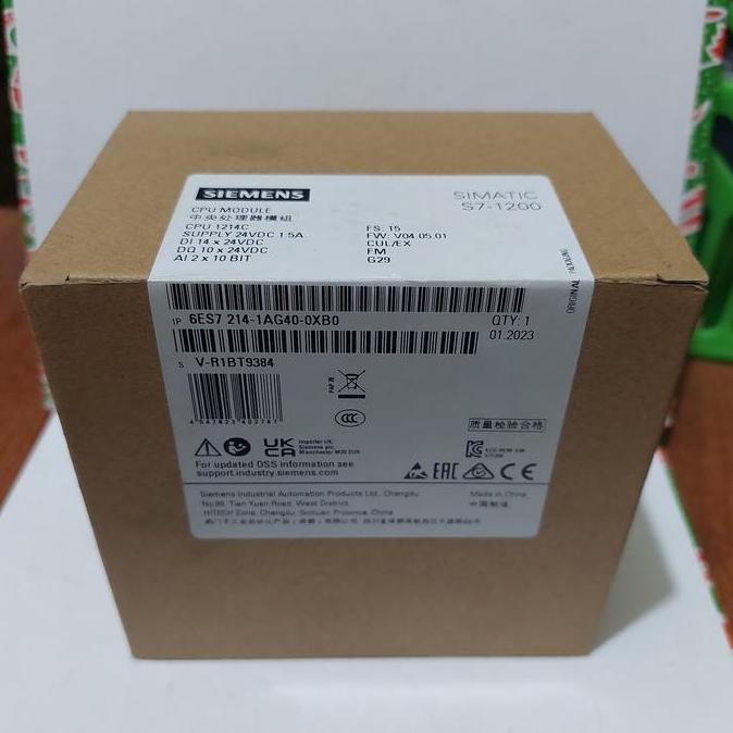 TERBARU - PLC SIEMENS 6ES7214-1AG40-0XB0 SIMATIC S7-1200