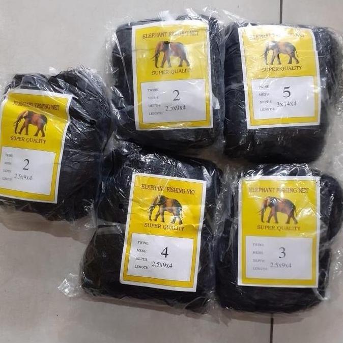 Jaring Burung Nilon Siap Pakai No 2-6 Mesh 1.5-3 Cm Lebar 3 M Panjang 9-14 M Super Quality