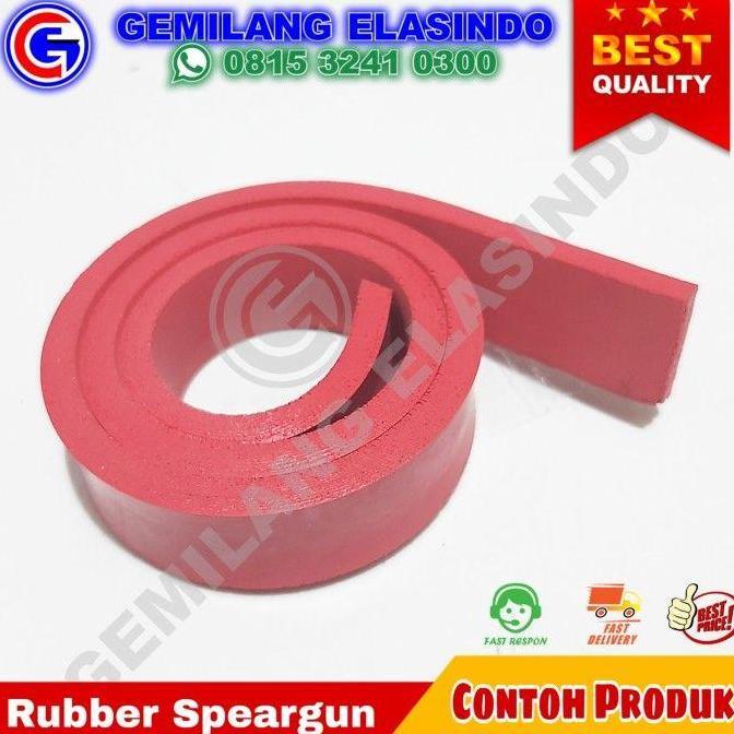 Rubber Speargun P. 60cm x 3mm | Karet Panah Ikan Pipih | Karet Ketapel