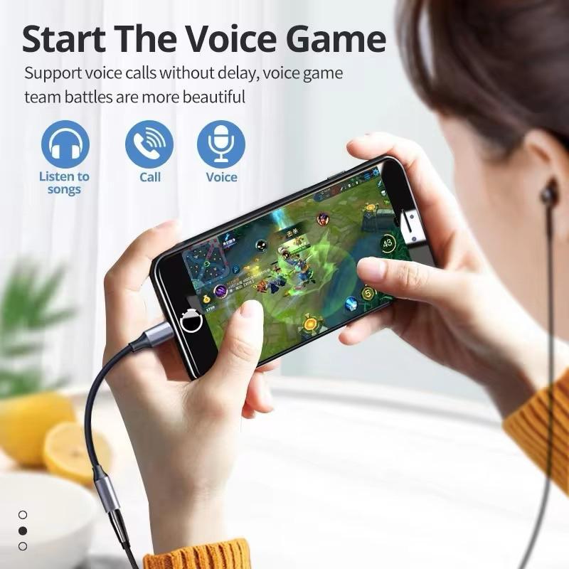 Konverter Adaptor Dac Type C/Lightning To Jack 3.5Mm Female