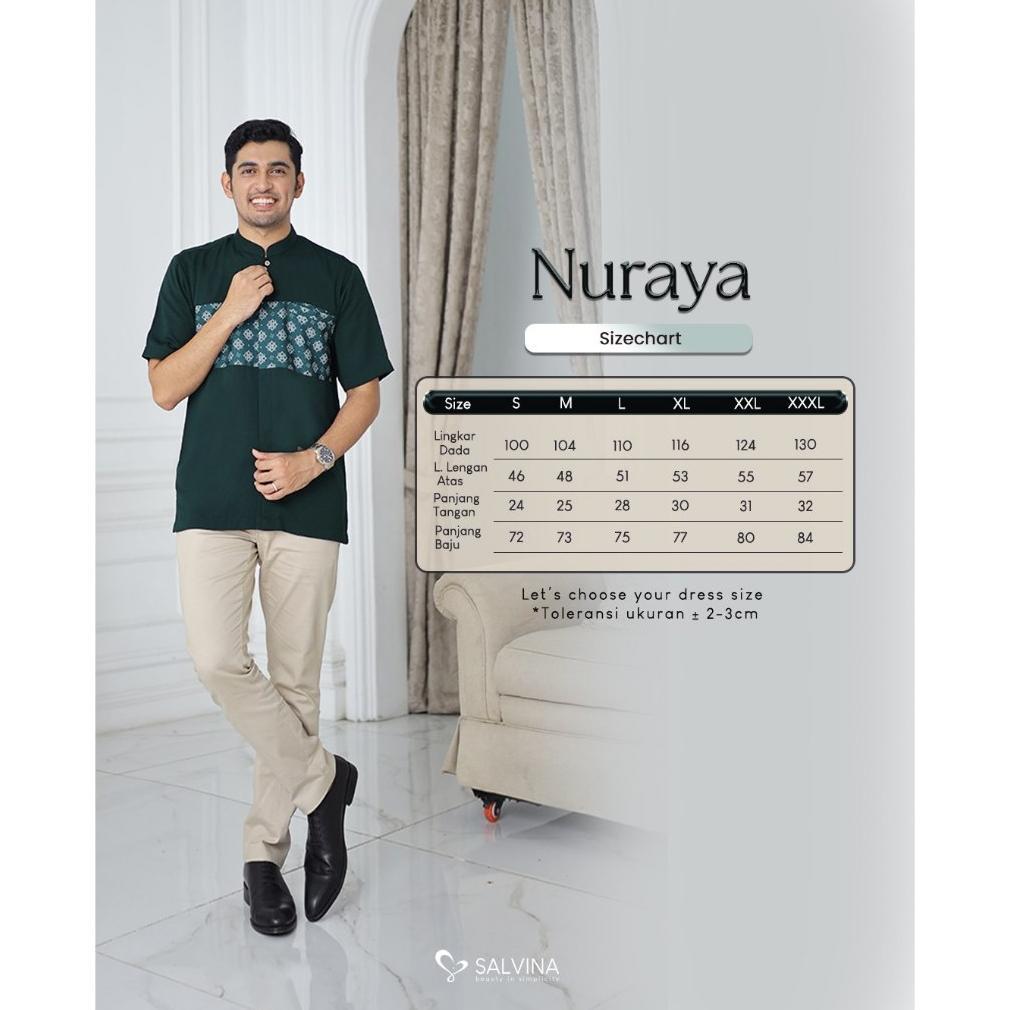 Kualitas Super Sarimbit Nuraya [Emerald Vine] By Salvina |Sarimbit Salvina |Sarimbit 2026