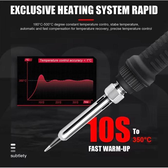 Solder 908V 80W Digital Adjustable Temperature - Solder Digital 80W/Solder 908V 80W Digital Adjustab